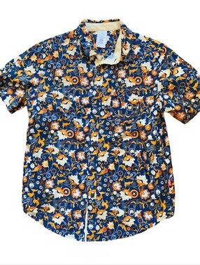 NWOT RARE Disney Marvel Avengers Mens Hawaiian Print Button Up XS